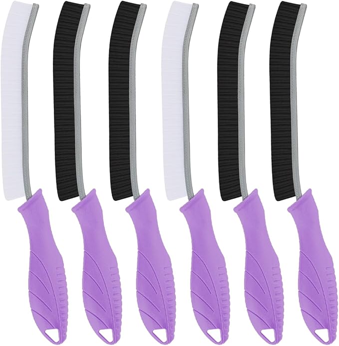 Hard Bristle Crevice Cleaning Brush-Thin Gap Scrub Brush, Small Cleaning Brush by TQRR