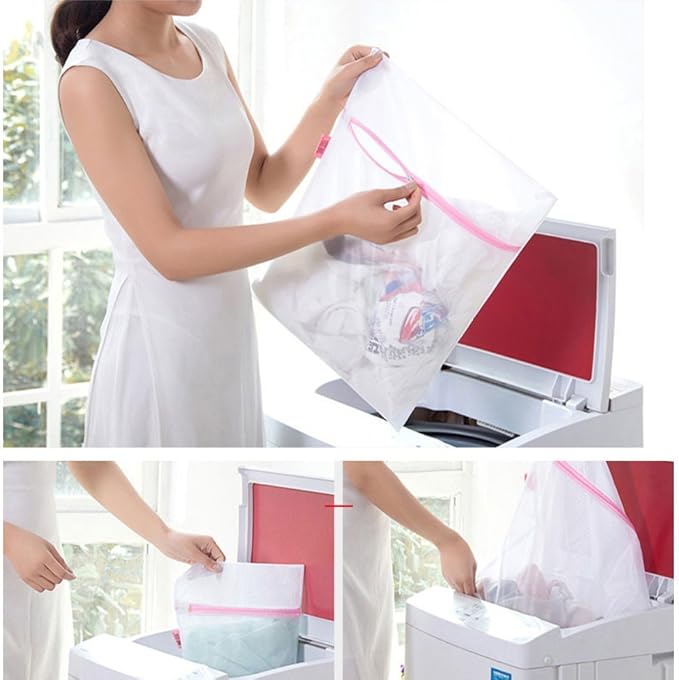 Mesh Laundry Bag, Kasiria 5 Pcs Washing Bags- - Image 6