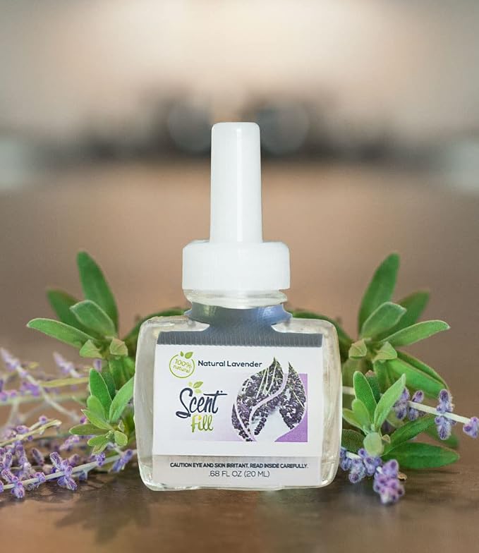 Scent Fill 100% Natural Lavender Plug in Air Freshener, Scented Oil Refills - Image 5