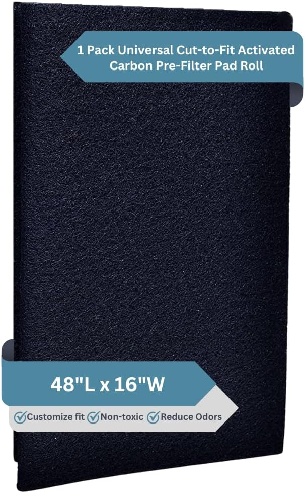 Activated Carbon Filter Pad by FreshHeadquarters