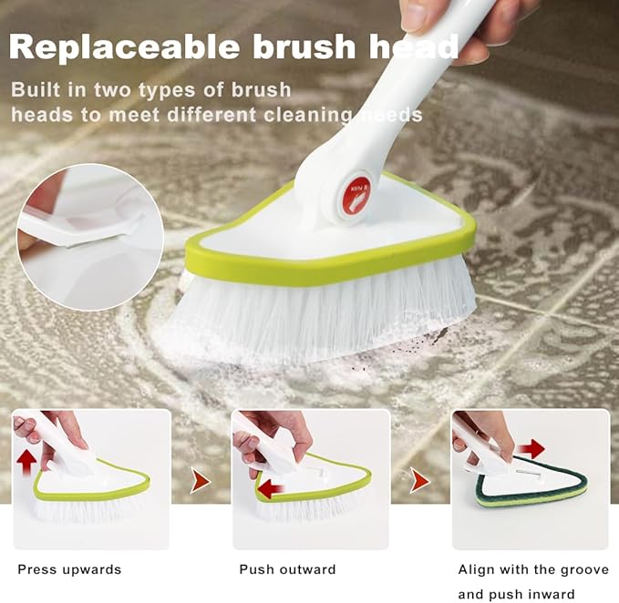 CQT 2 in 1 Bathroom Cleaning Brush - Image 9