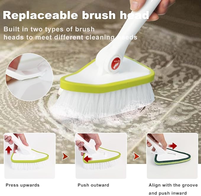 CQT 2 in 1 Bathroom Cleaning Brush - Image 8
