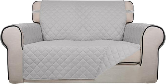 PureFit Reversible Quilted Sofa Cover, Water Resistant Slipcover Furniture by PureFit