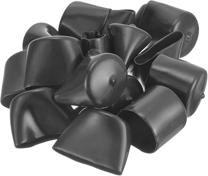 uxcell 20pcs Rubber End Caps 43mm ID Vinyl Round Tube Bolt Cap Cover Thread - Image 4