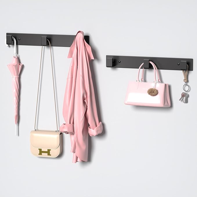 PMMASTO Wall Mounted Coat Hooks- Stainless Steel Rust-Resistant Bathroom Hangers - Image 6