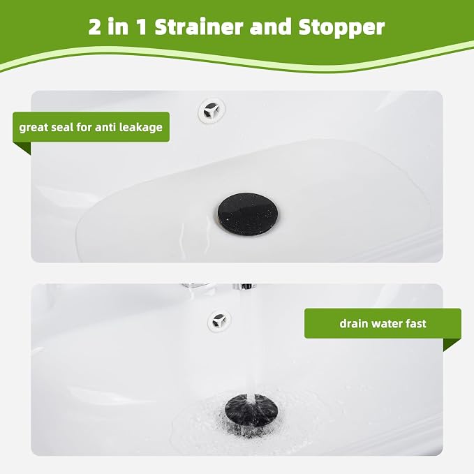 Universal Bathroom Sink Drain Strainer Hair Catcher Upgraded - Image 5