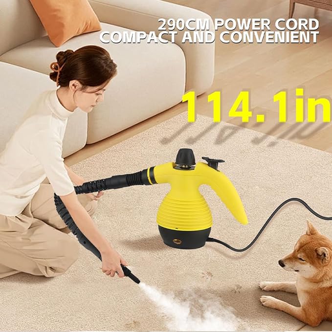 Steam Cleaner, Pressurized Handheld Mop Steam Cleaner - Image 3