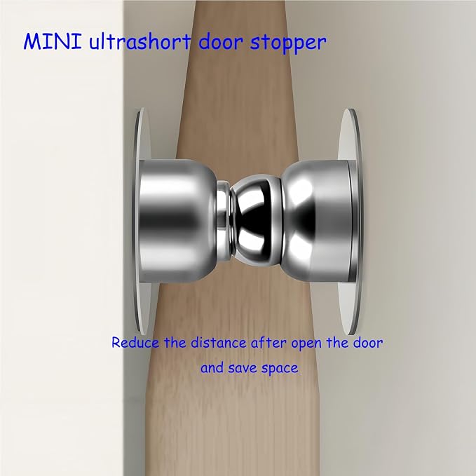 Door Stopper, 2 Packs Mini Magnetic Door Stop - Image 6