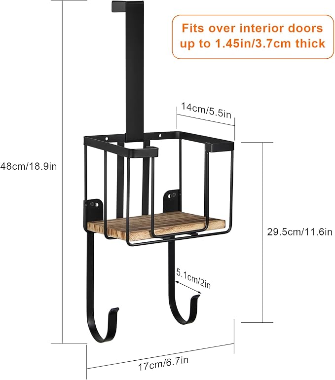 TJ.MOREE Wall Mount/Over The Door Ironing Board Holder - Image 6