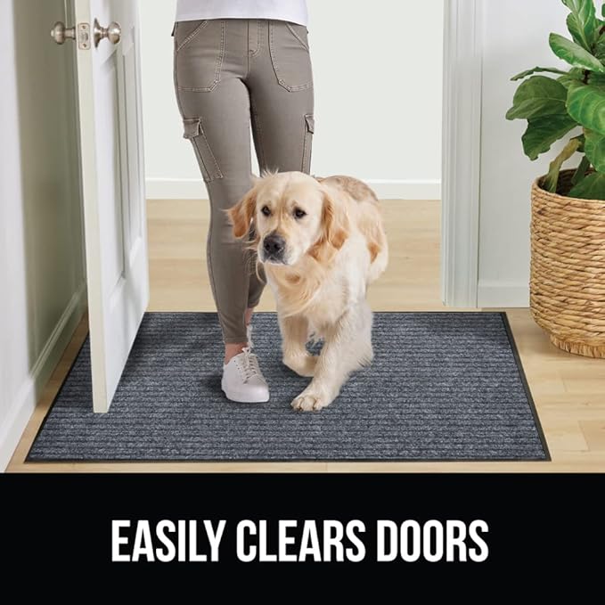 GORILLA GRIP Traffic Guard Door Mat, 2 Pack, Heavy Duty Waterproof Doormat - Image 5