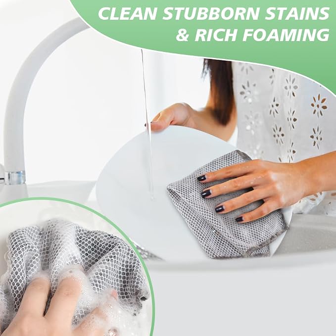 SINLAND Absorbent Microfiber Dish Cloths - Image 5