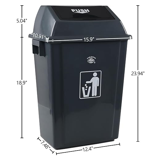 13 Gallon Kitchen Trash Can - Image 2