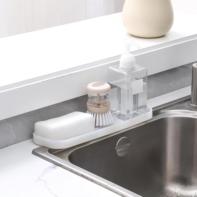 Silicone Kitchen Sink Organizer Tray - Image 6