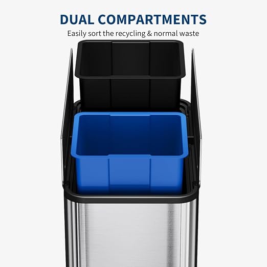 14.8 Gallon / 56L Kitchen Trash Can - Image 3