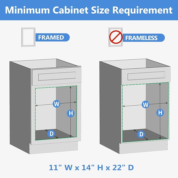 ROOMTEC 2 Tier Individual Pull Out Cabinet Organizer 10½"W x 21½"D, Slide Out - Image 4