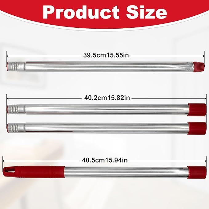 Mop Handle for Ocedar, Spin Mop Handle for O Cedar, 4-Section Mopping Handles - Image 2