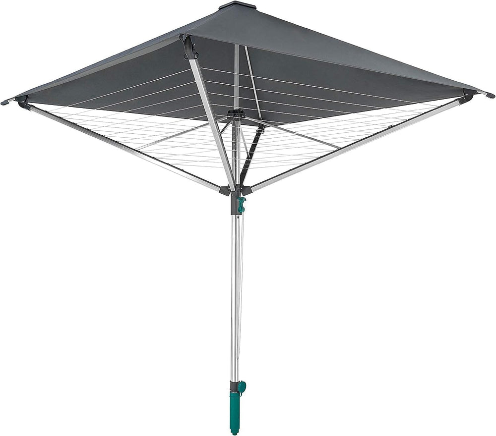 Leifheit Rotary Dryer LinoProtect 400, Aluminium - Rustproof, Grey, 40 m Line...