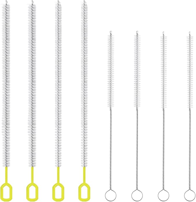 8-Piece Straw Cleaner Brush Set by Unknown