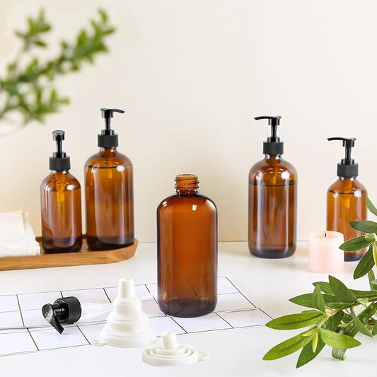 12 Pack Amber Glass Bottles 16oz - Image 2