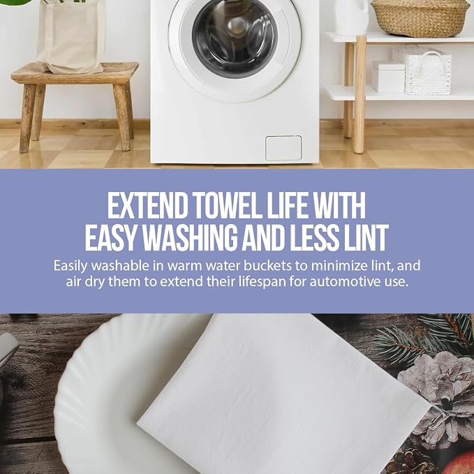 WHITEWRAP Flour Sack Towels| Tea Towel - Image 5