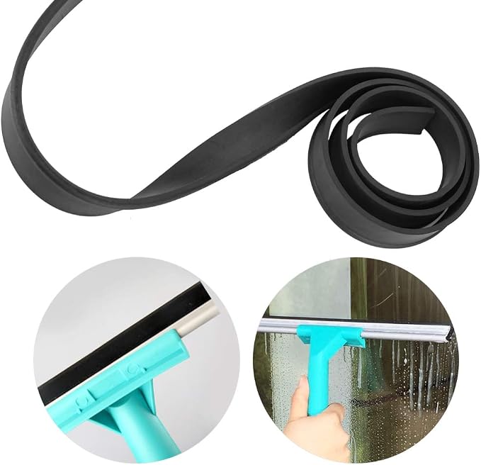 Universal Squeegee Replacement Blade, Wide Flexible Rubber Blade - Image 4
