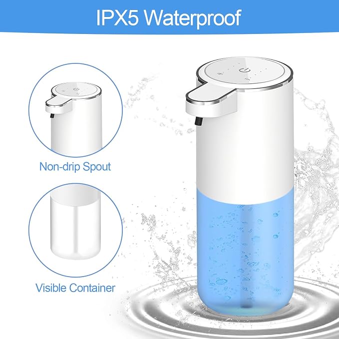 Automatic Liquid Soap Dispenser, Touchless Hand Soap Dispenser Rechargeable - Image 5