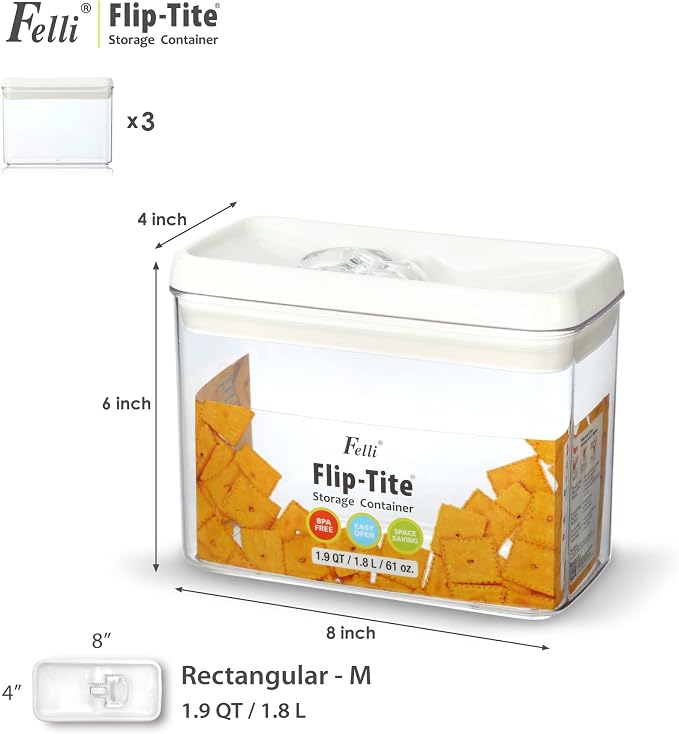 Felli Flip Tite Storage Container - Image 3