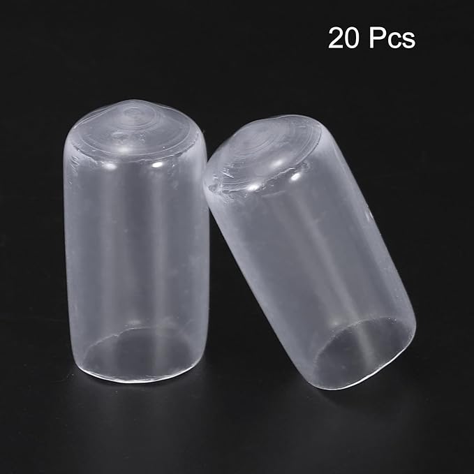 uxcell 20pcs Rubber End Caps 10mm ID Vinyl PVC Round Tube Bolt Cap Cover Screw - Image 2