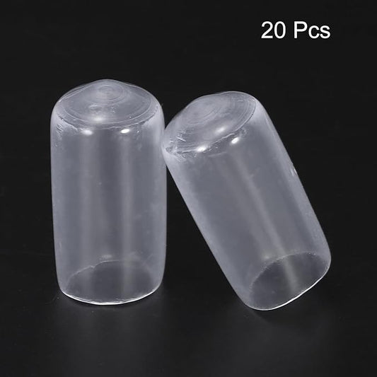 uxcell 20pcs Rubber End Caps 10mm ID Vinyl PVC Round Tube Bolt Cap Cover Screw - Image 2