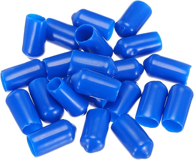uxcell 20pcs Rubber End Caps 8mm ID Vinyl PVC Round Tube Bolt Cap Cover Screw - Image 4