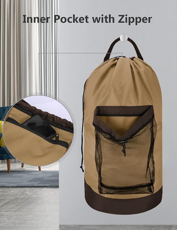Dalykate Backpack Laundry Bag, Laundry Backpack - Image 4