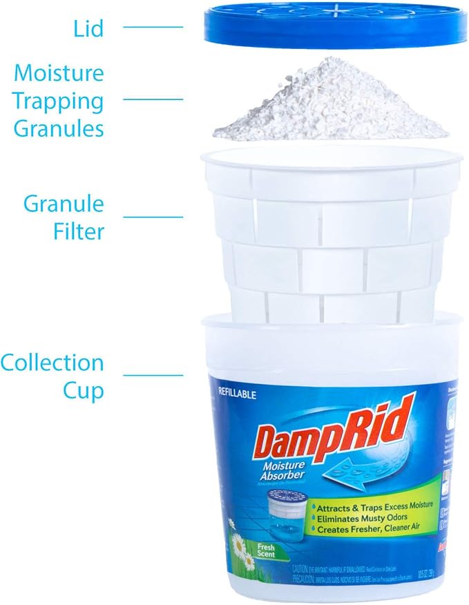 DampRid Fresh Scent Refillable Moisture Absorber - Image 4