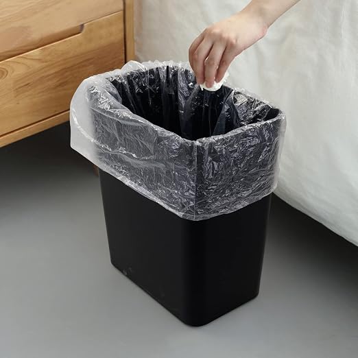 3-Pack Black 4.5 Gallon Trash Can Wastebasket, Garbage Container Bin - Image 4