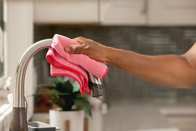 Rubbermaid Microfiber Heavy-Duty Cloth Towels 16 Pack 16"x16" Non-Scratch - Image 8