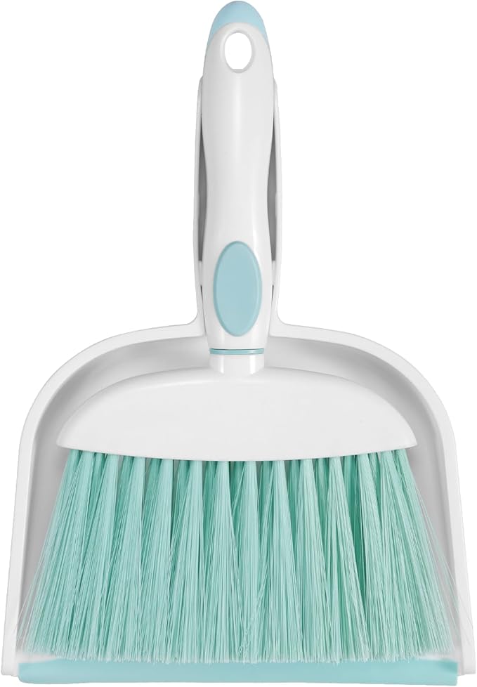 NACENA Small Dust Pan and Brush Set, Mini Broom and Dustpan Set Small Hand by NACENA