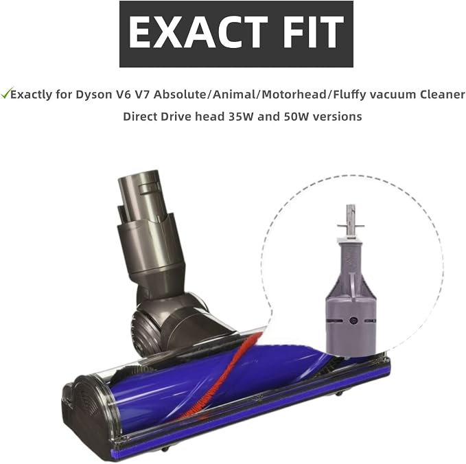 Brush Roller for Dyson V6 Vacuum Cleaner 966084-01 Replacement Bar Assembly - Image 4