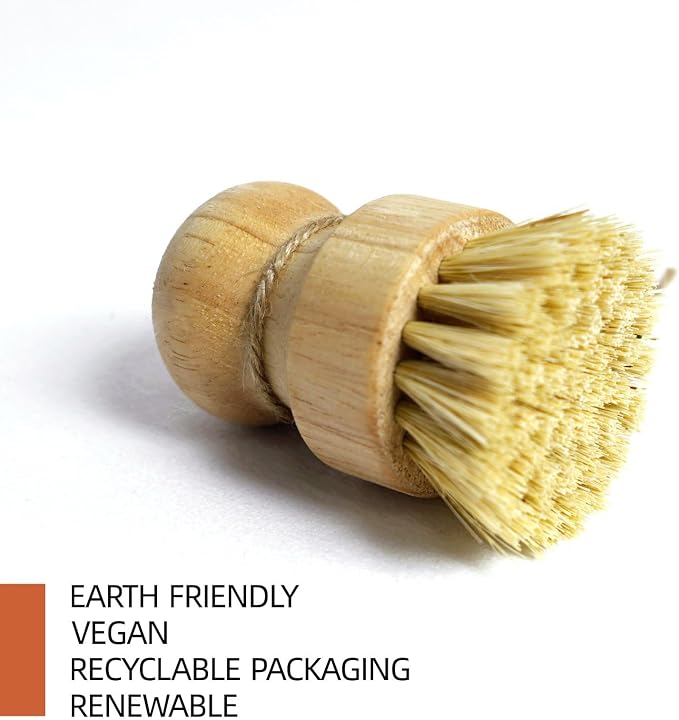 Bamboo Pot & Pan Cleaning Brush Set - Image 5