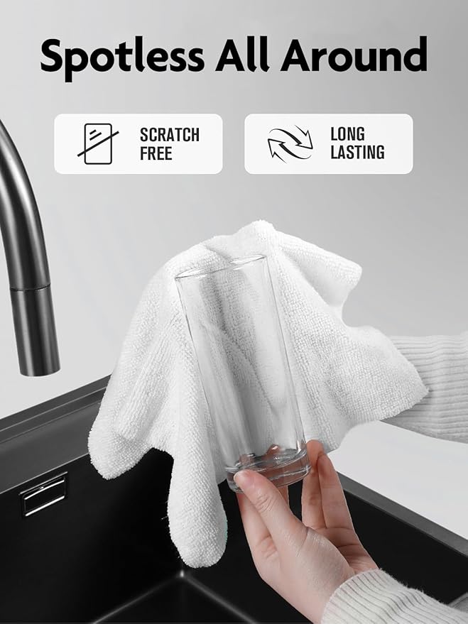Fantasticlean Microfiber Cleaning Cloth Roll -60 Pack, Tear Away Microfiber - Image 6