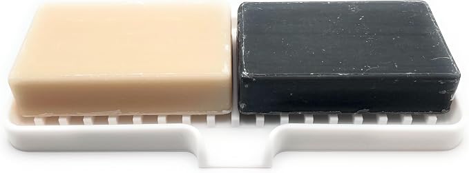 Happitasa Silicone Soap Dish Tray and Sponge Holder - Image 7