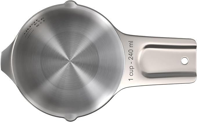 Color Up 1 Cup Measuring Cup – Premium Chrome Stainless Steel, Accurate - Image 5