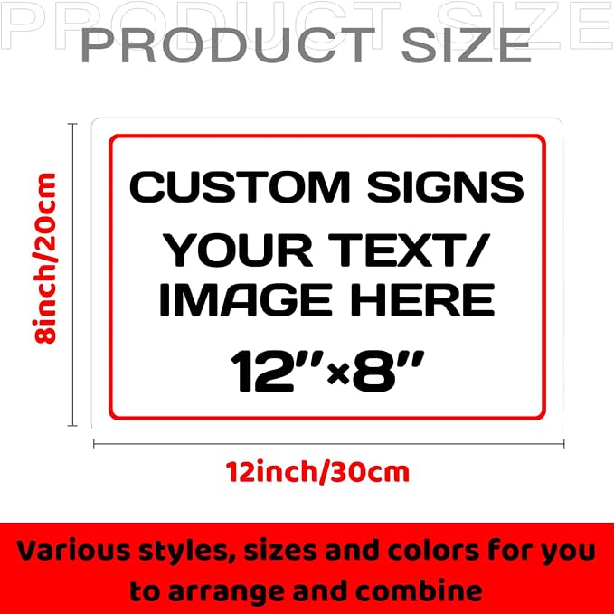 Personalized Aluminum Weatherproof Metal Sign - Image 2