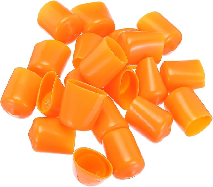 uxcell 20pcs Rubber End Caps 16mm ID Vinyl PVC Round Tube Bolt Cap Cover Screw - Image 4