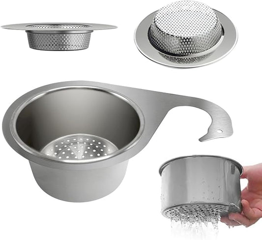 Stainless Steel Drainage Basket, Corner Sink Filter Basket, 4.5-inch Sink by Unknown