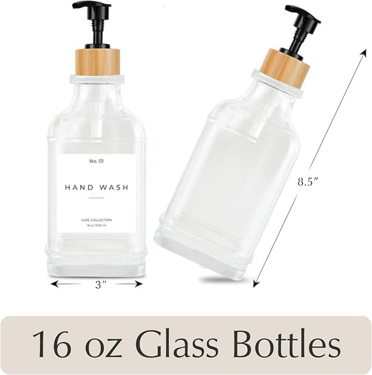 Emerson Essentials Soap Dispenser, Dish Soap Dispenser, Soap Bottle Bathroom Set - Image 2