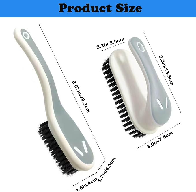 Soft Bristle Scrub Cleaning Brush Stain Remover Brush Fabric Cleaning Brush - Image 2