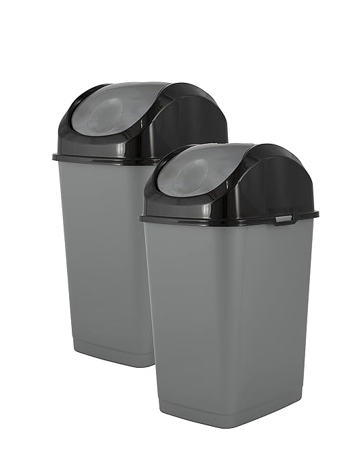 Superio Small 2.5 Gallon Plastic Trash Can by Superio