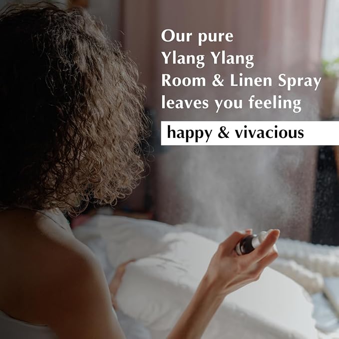 Ylang Ylang Room, Linen & Pillow Spray by Aromafume | 100ml/3.38 fl oz | - Image 4