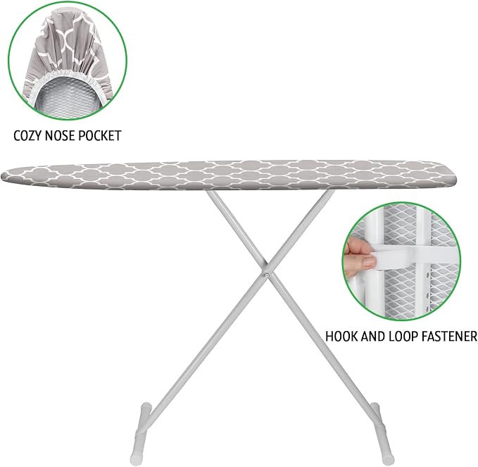 Ironing Board Cover and Pad 15x54 Inch Standard Ironing Board Cover - Image 4