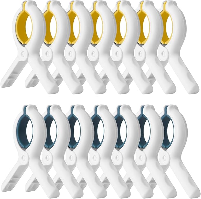 Extra LargeTowel Clips for Beach Chairs, 3.7 Inch Beach Towel Clips, Towel by Unknown