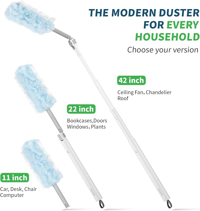 oshang Duster Heavy Duty 3.6 ft Extended Handle Dusting Kit - Image 6